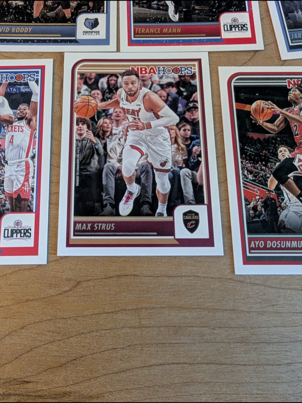 Lot of 7 2023-24 Panini NBA Hoops Basketball Cards - Picture 4 of 6